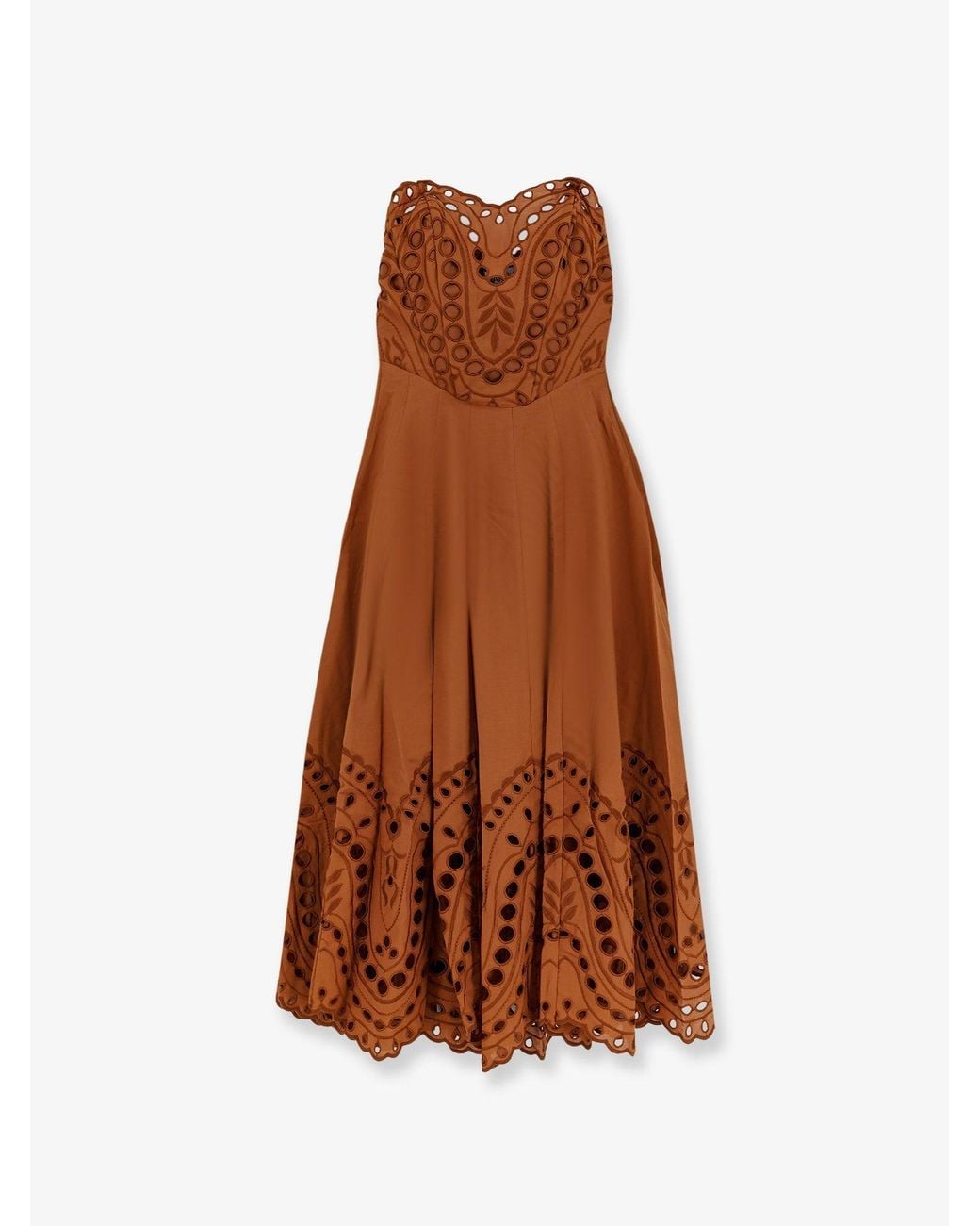 Charo Ruiz Brown Long Dress Marlin