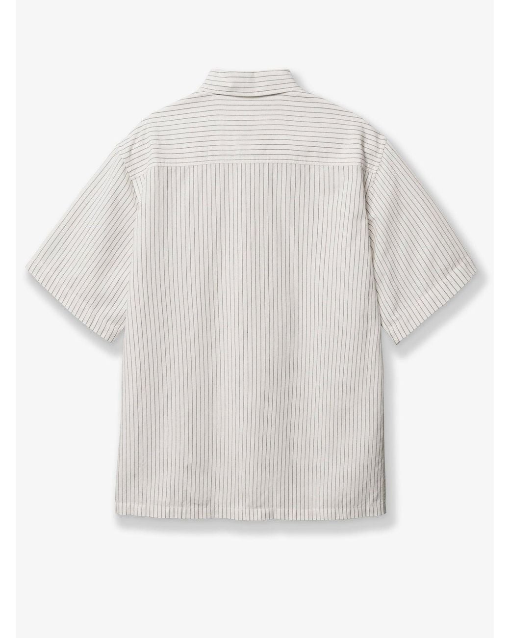 Woodbird White Wbwang Linen And Cotton Blend Shirt for men