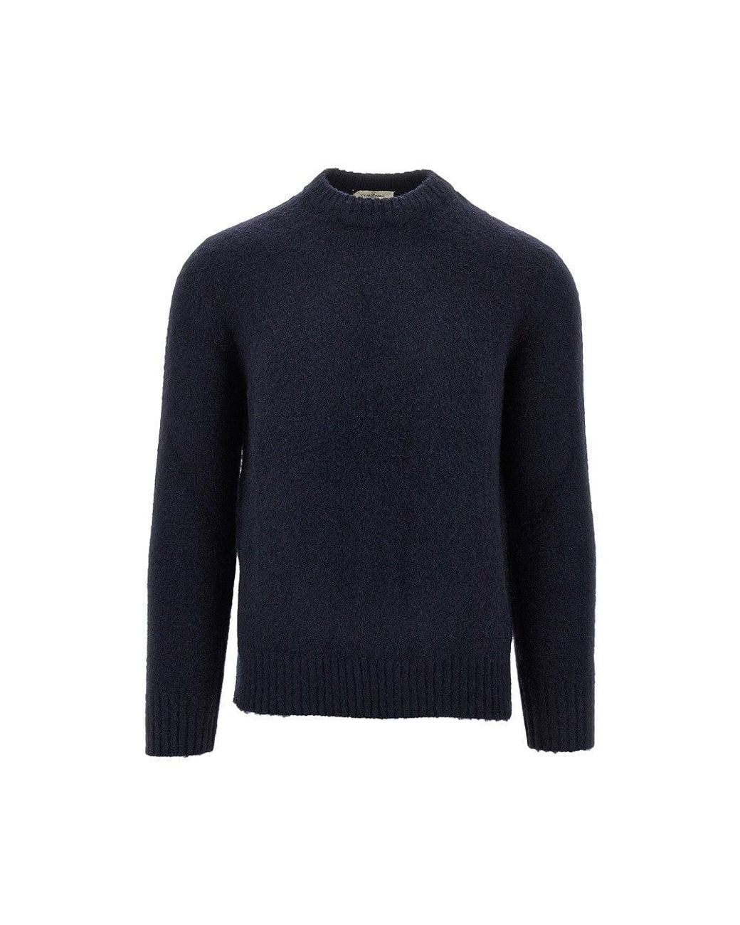 Piacenza 1733 Blue Silk And Cashmere Blend Sweater for men