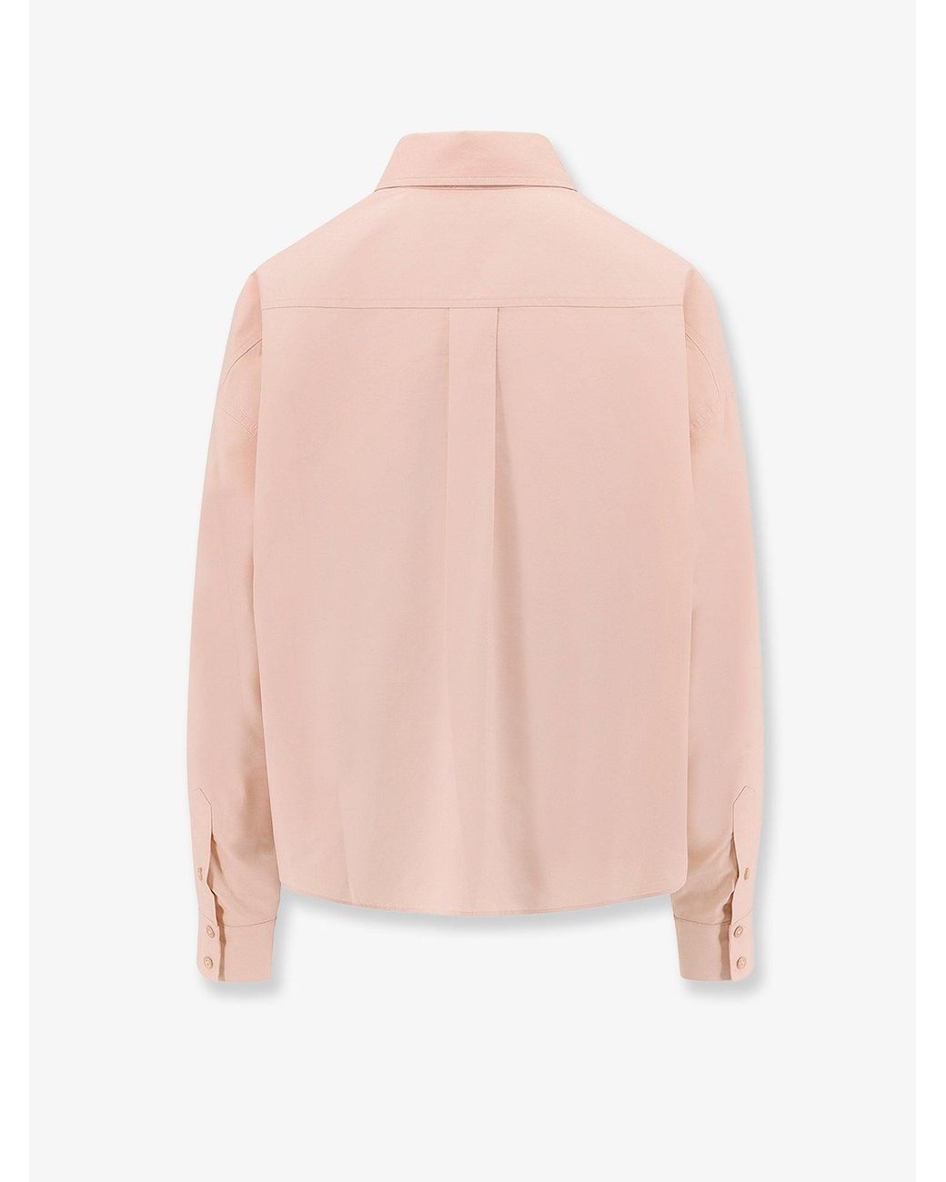 Frankie Shop Pink Arlen Cotton Shirt