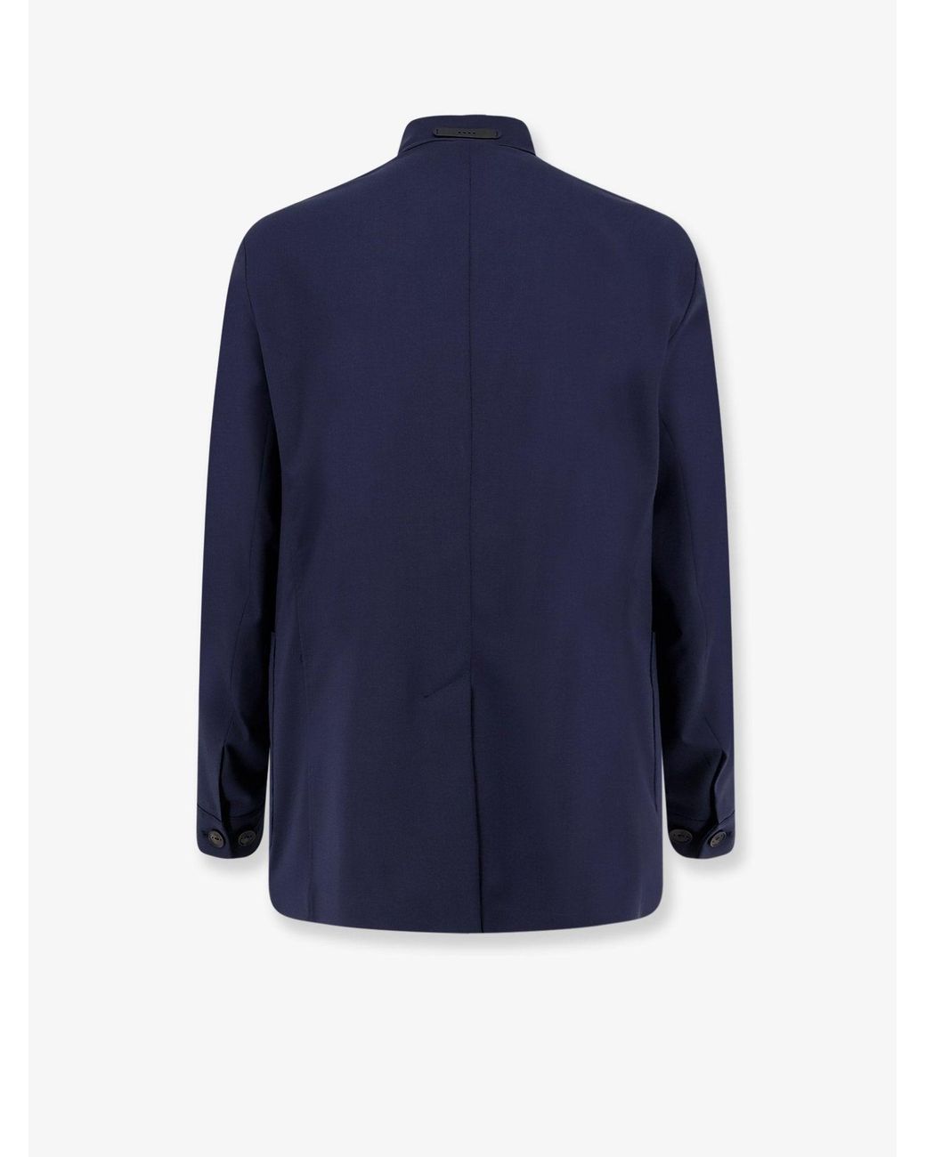 Hevò Blue Jacket Casalvecchio Wool-Blend for men