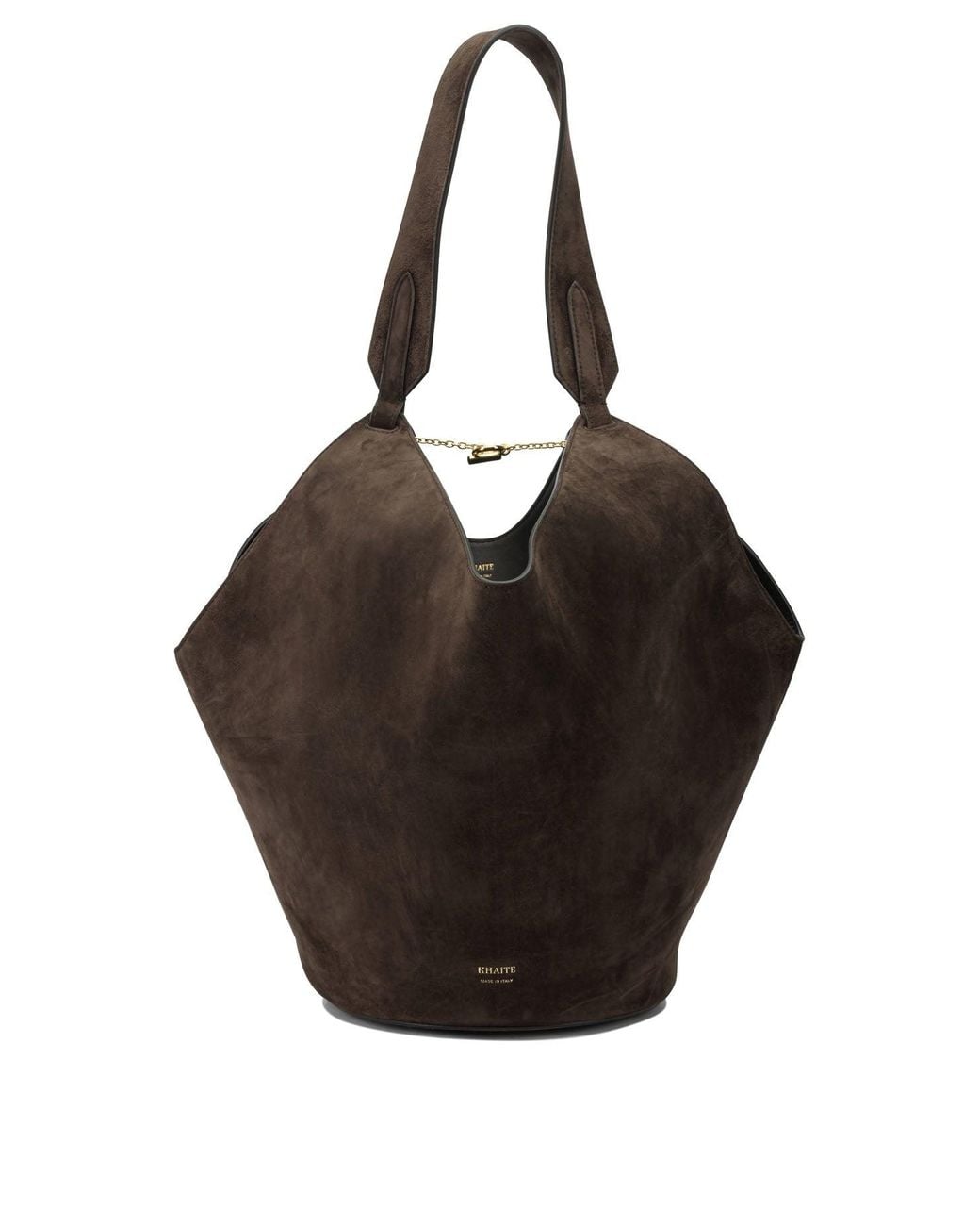 Khaite Black Medium "Lotus" Shoulder Bag