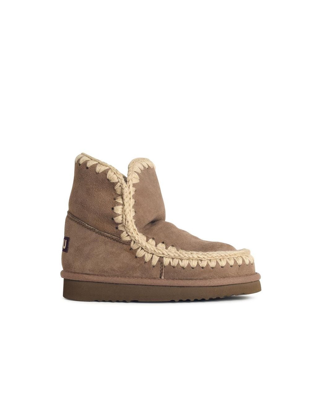 Mou Natural Eskimo 18 Mole Suede Ankle Boots