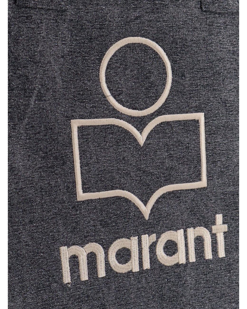 Isabel Marant Black Small Yenky Cotton Shoulder Bag