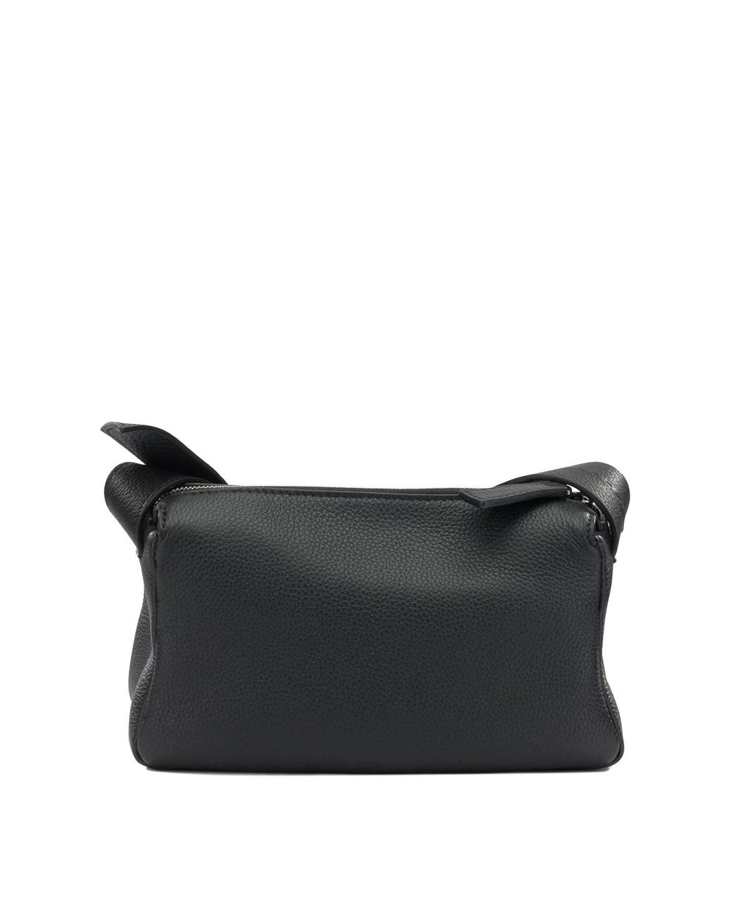 Max Mara Black Small Leather Shoulder Bag
