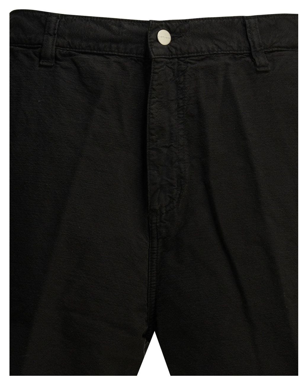 Carhartt Black Walter Single Knee Utility Cotton Shorts for men