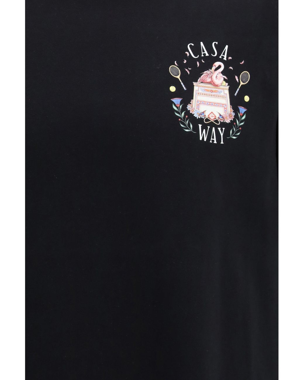 Casablanca Black Casa Way Graphic T-Shirt for men