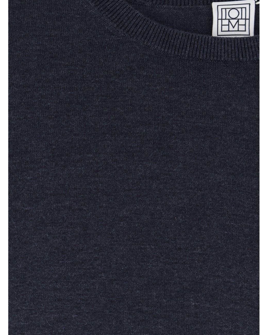 Totême  Blue Lyocell And Cashmere Sweater