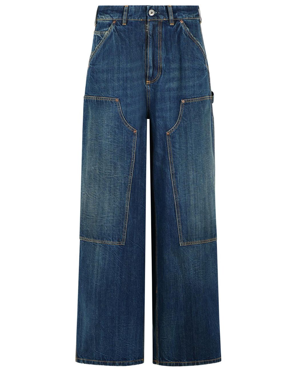 Maison Margiela Blue 'Carpenter' Cotton Jeans
