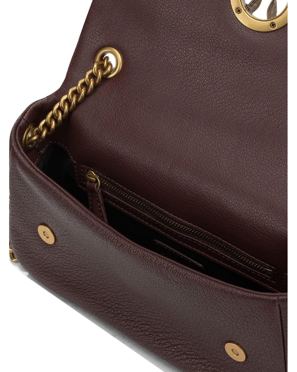 Pinko Brown Clutch Bag