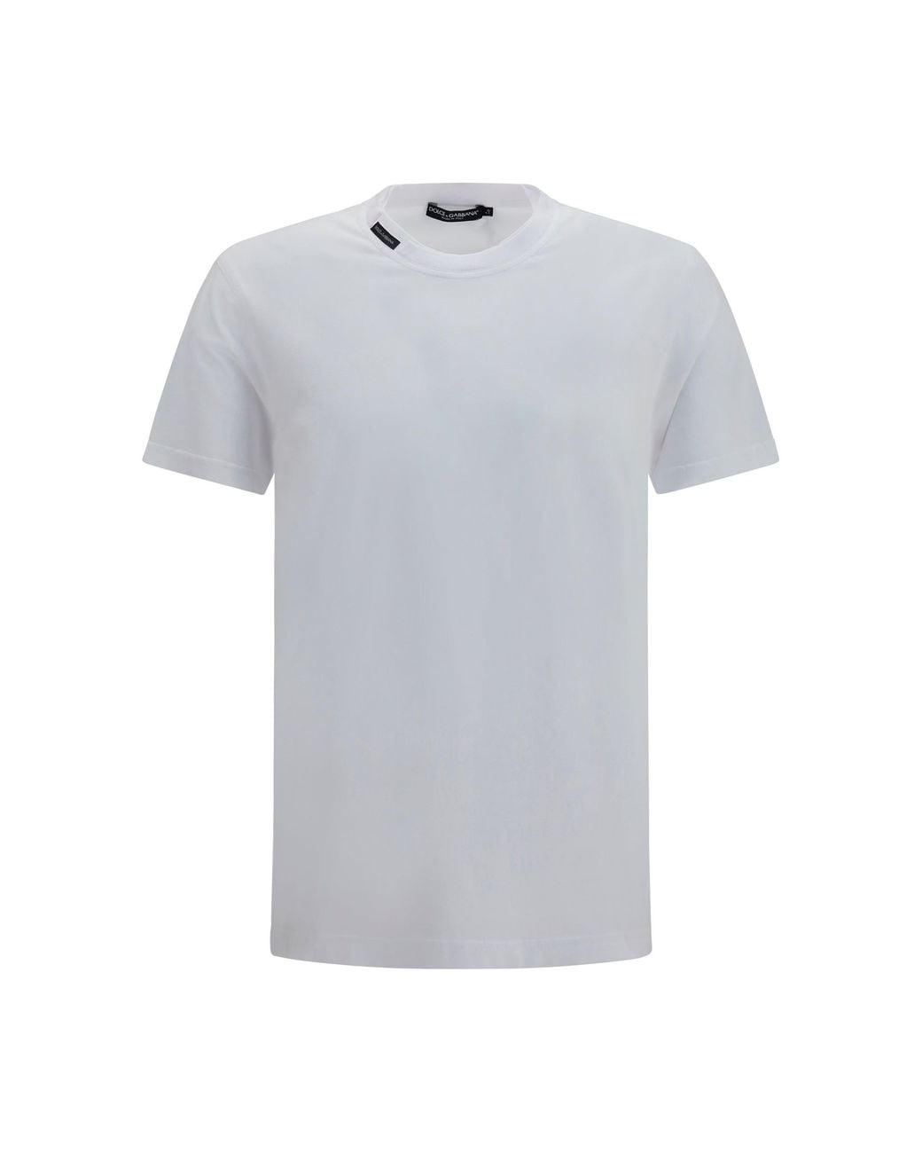 Dolce & Gabbana Gray Cotton Jersey T-Shirt for men