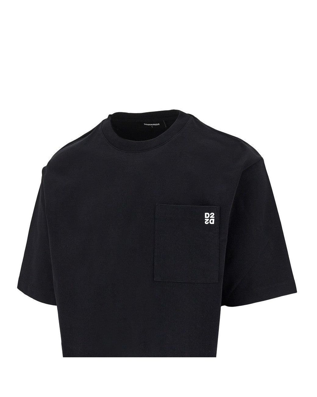 DSquared² Black Cotton Jersey Two-Pieces Set for men