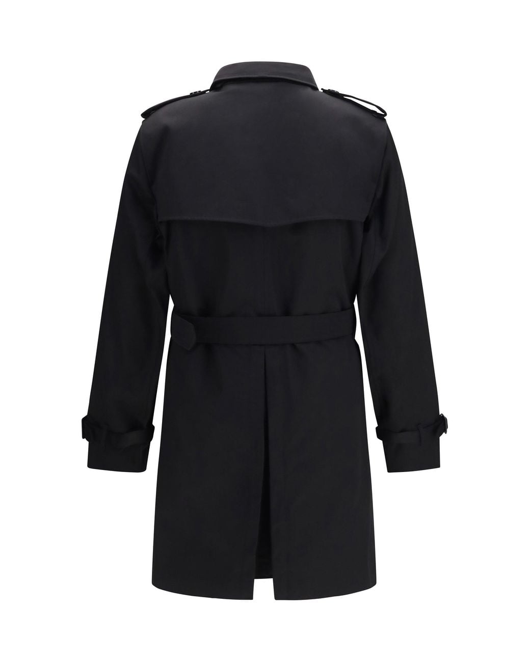 Burberry Black Trench Coat With Removable Padding for men