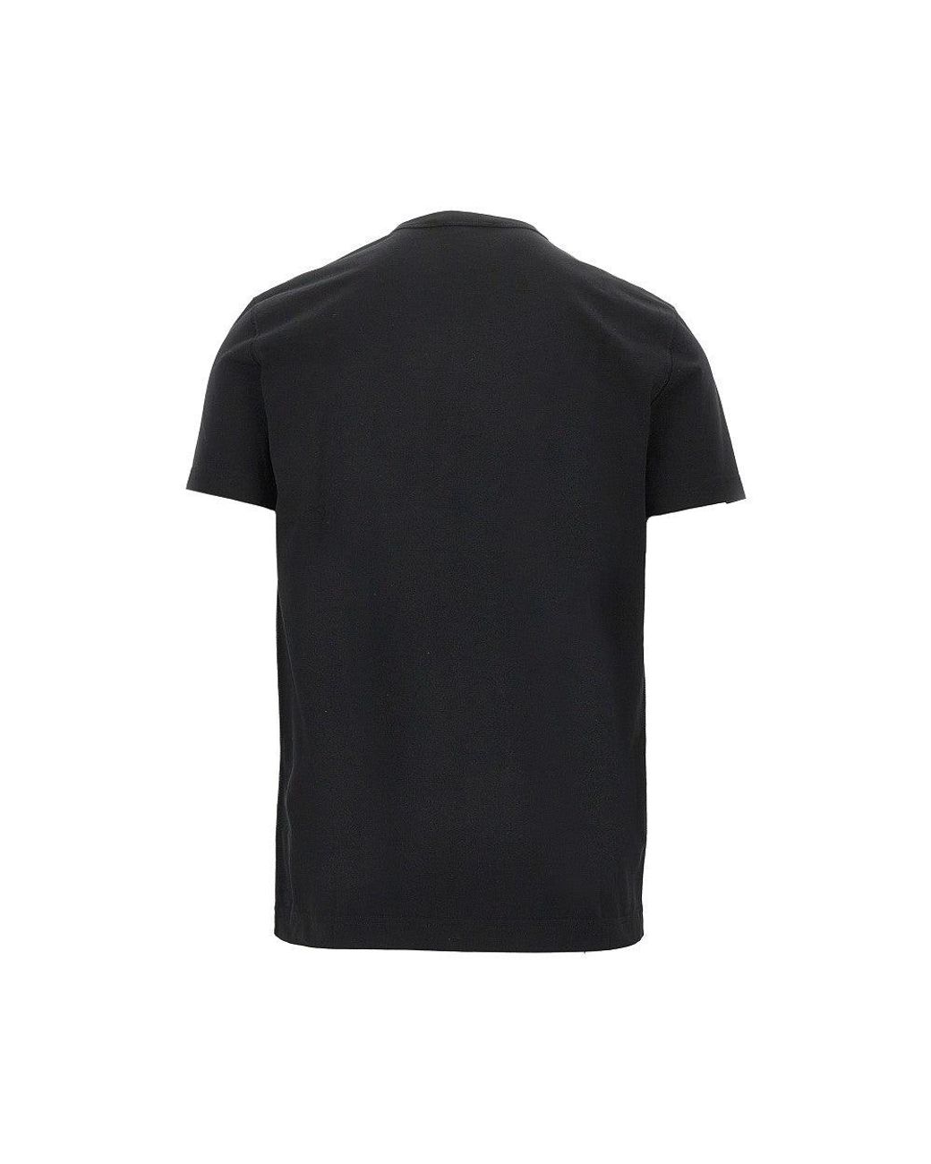 Dolce & Gabbana Black Logo Plate T-Shirt for men