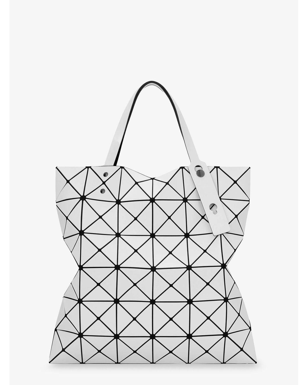 Issey Miyake White Lucent Shoulder Bag