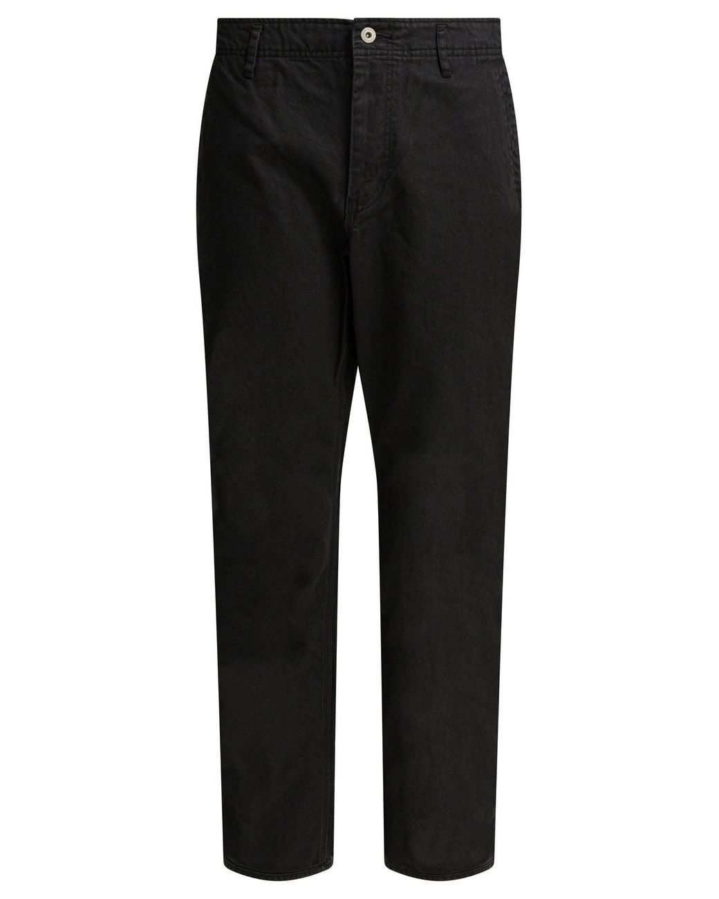 Nonnative Black Cotton Work Pants for men