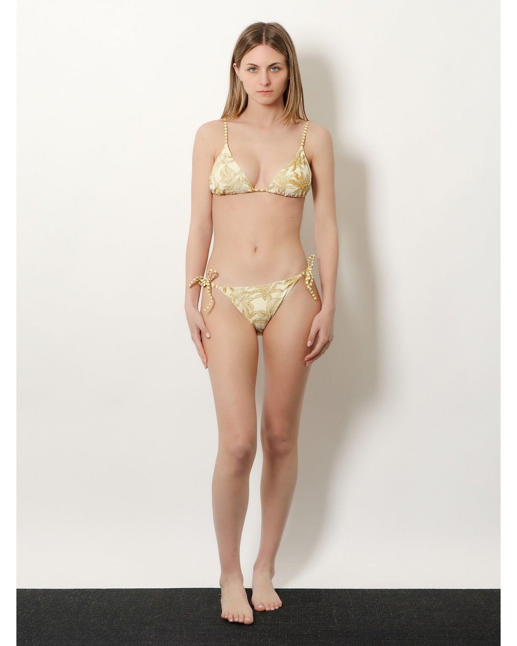 Eres White Nylon Bikini Top