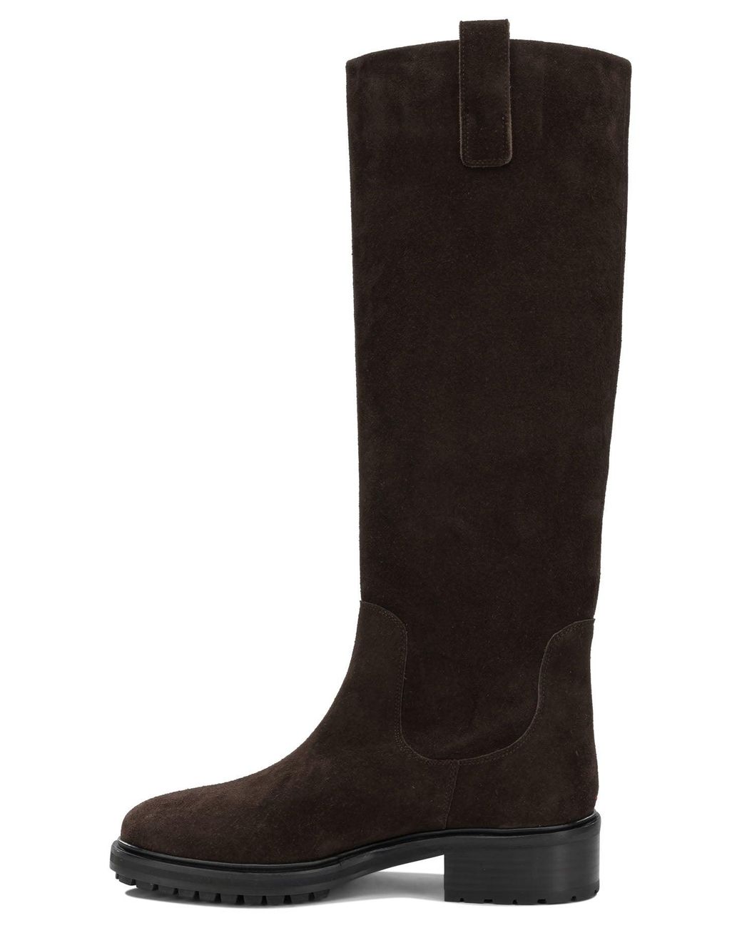 Aeyde Black "Henry" Knee-High Boots