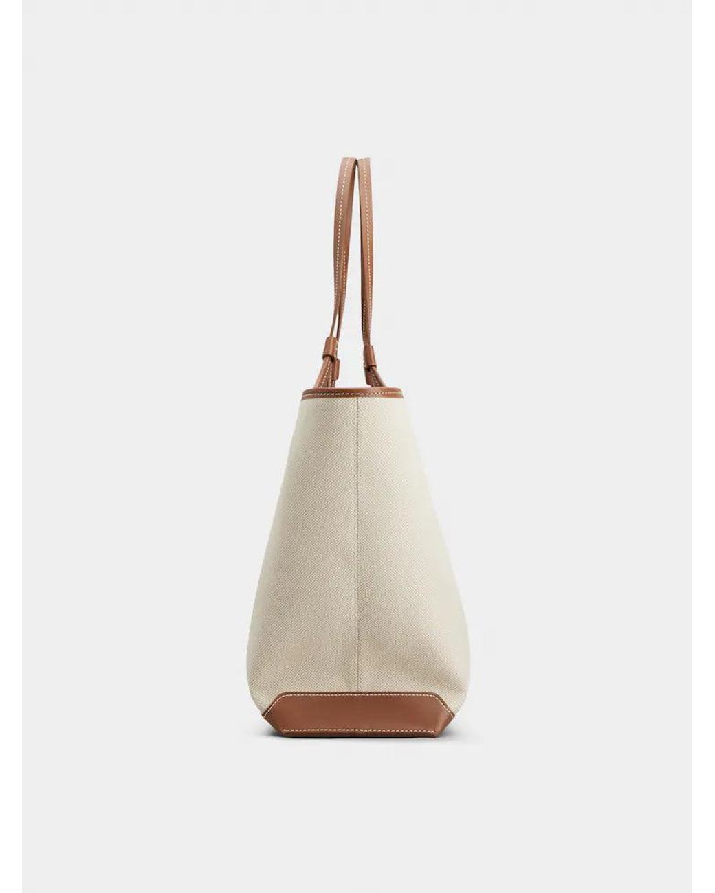 Roger Vivier Natural Viv' Choc Tote Bag