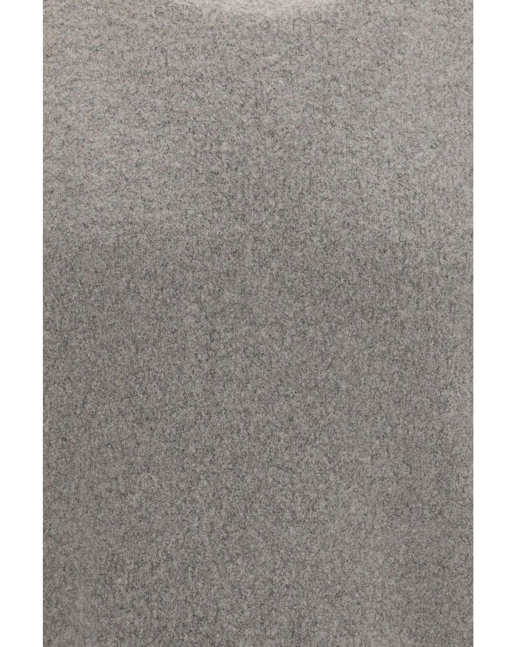 Rick Owens Gray Cashmere-Blend Crewneck Sweater for men