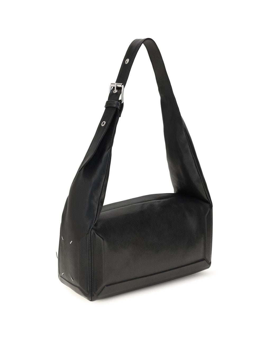Margiela Black East West Medium Shoulder Bag