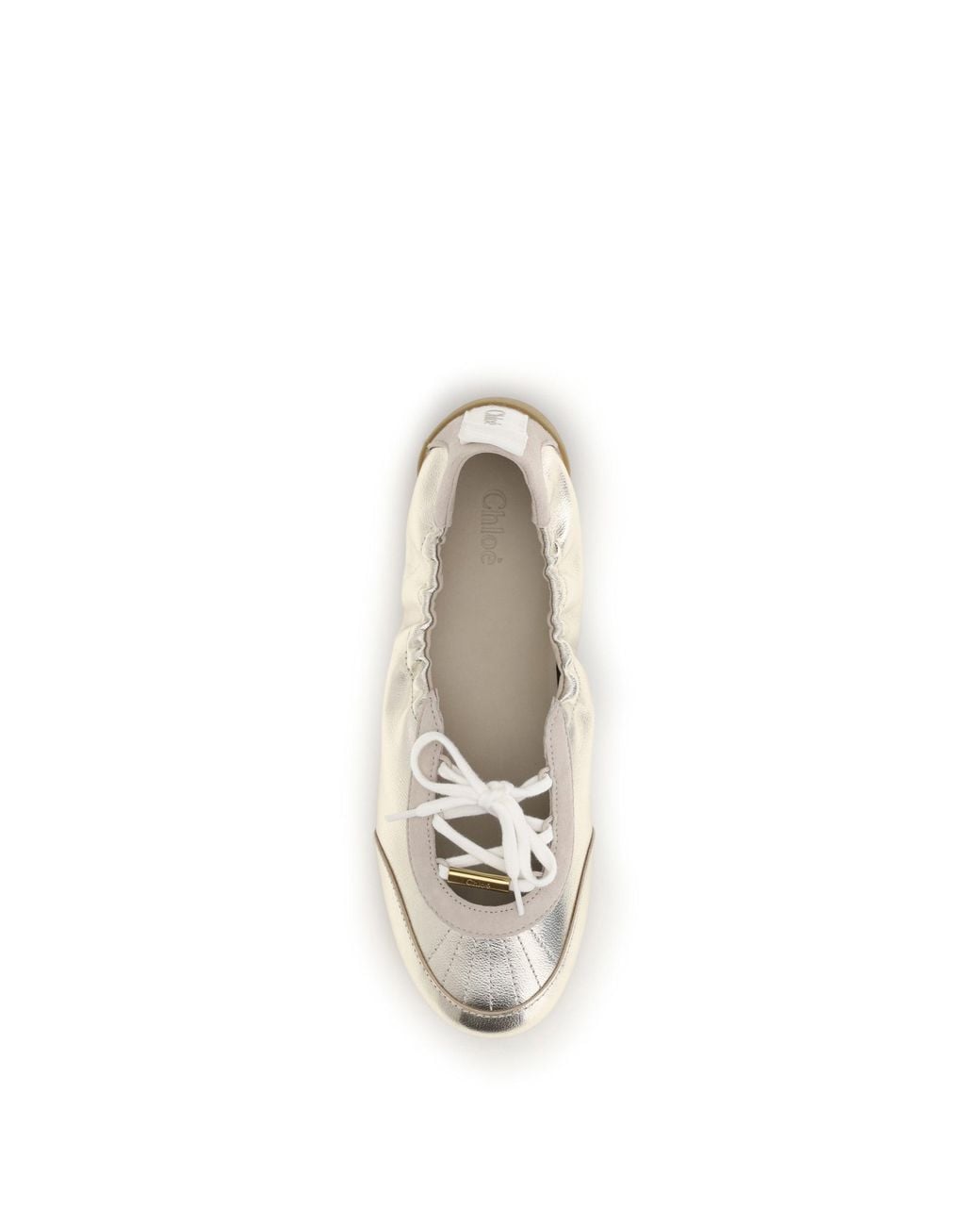 Chloé White Sneakers Kick Ballerinas