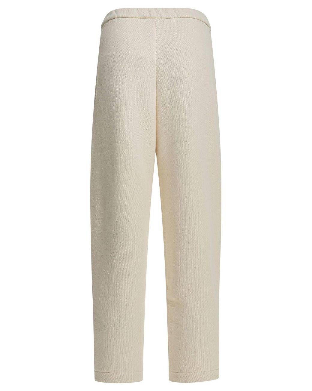 Max Mara Pure Natural Dente Trousers White