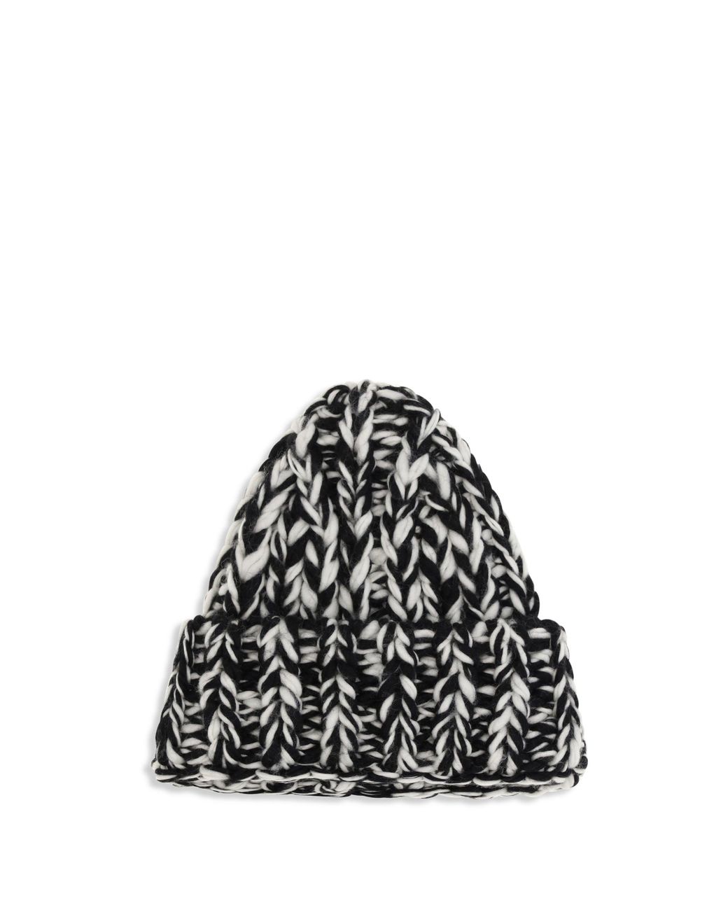 AMI White Xxl Wool Knit Beanie for men