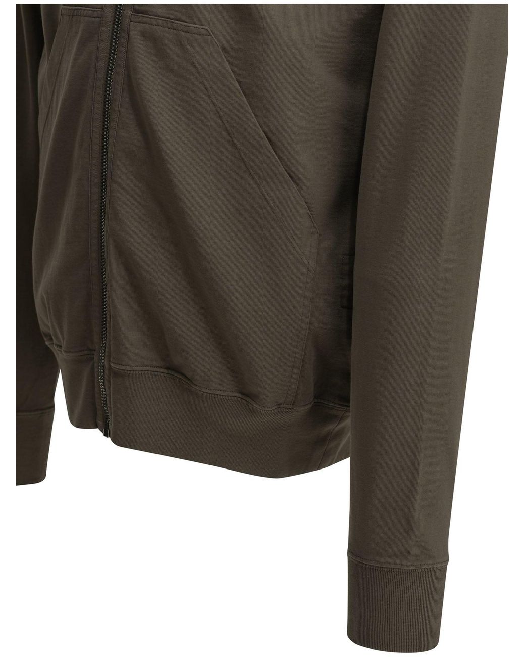 Rick Owens Gray "Gimp" Zip-Up Sweatshirt for men