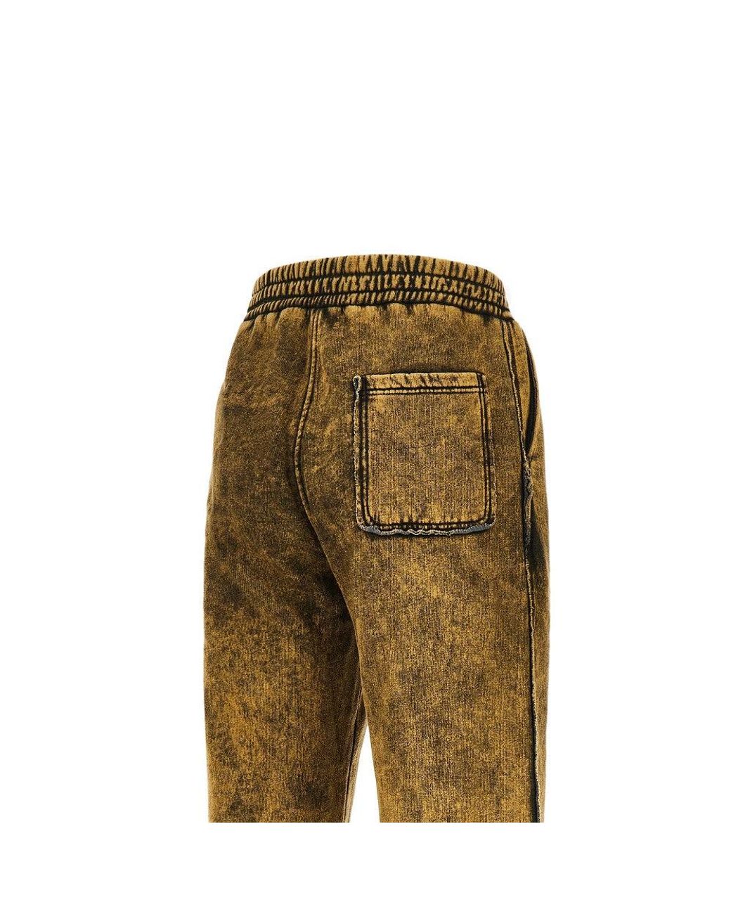 DIESEL Natural Cotton-Blend Relaxed Fit Track Pants for men