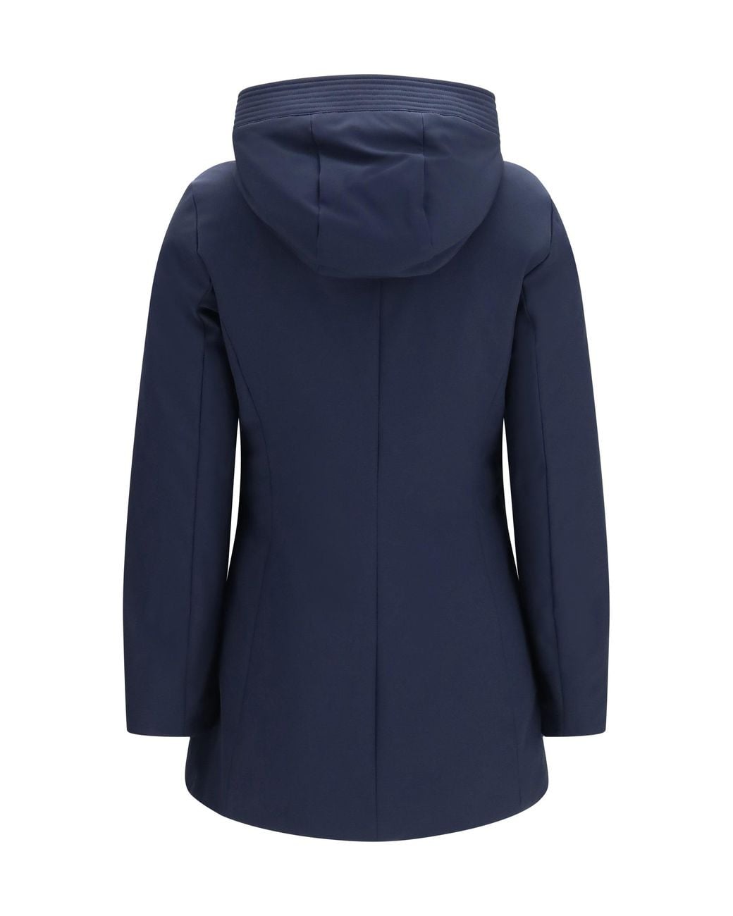 Woolrich Blue Firth Water-Repellent Parka Melton
