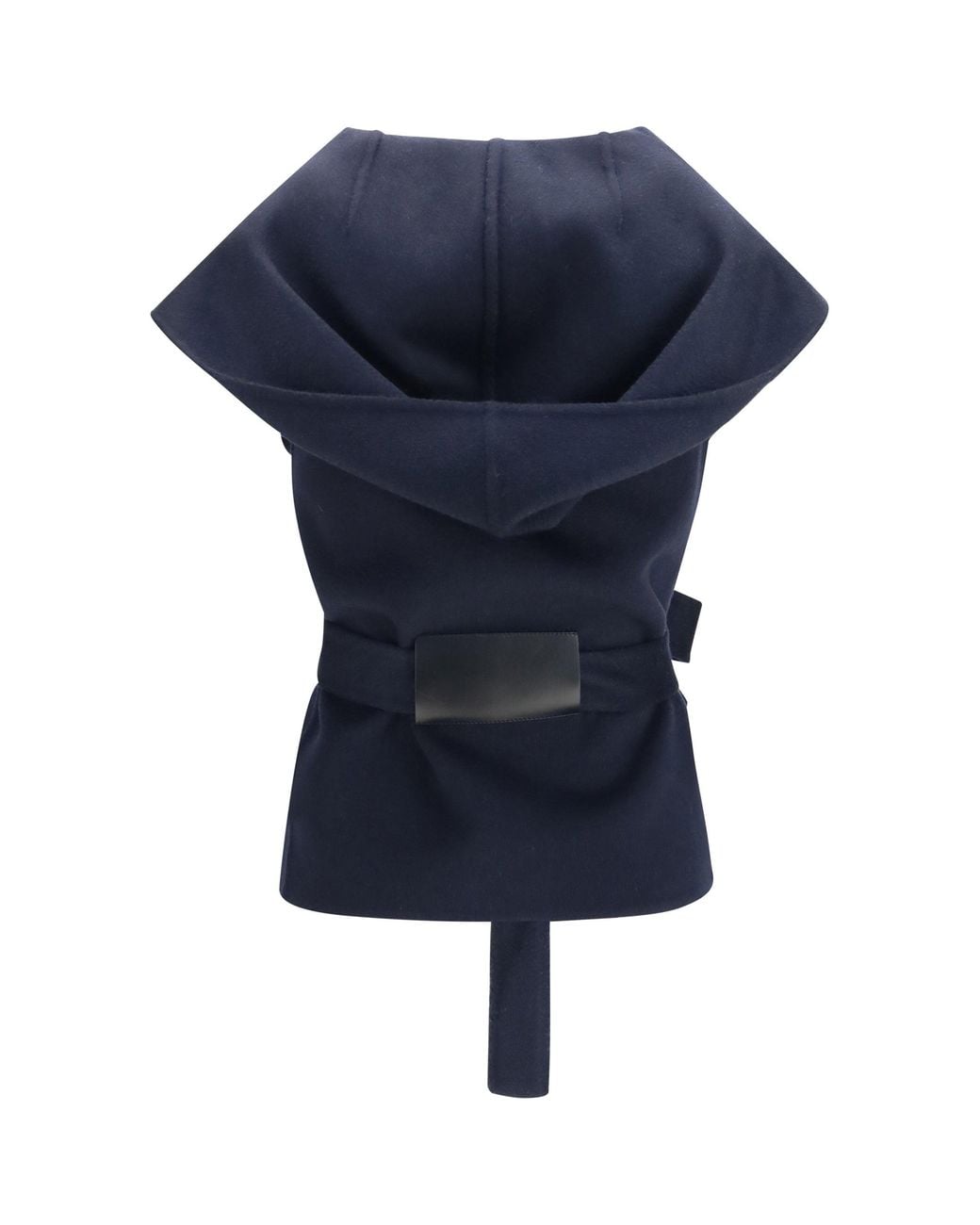 Alaïa Blue Cashmere Hooded Jacket (Capra Hircus)