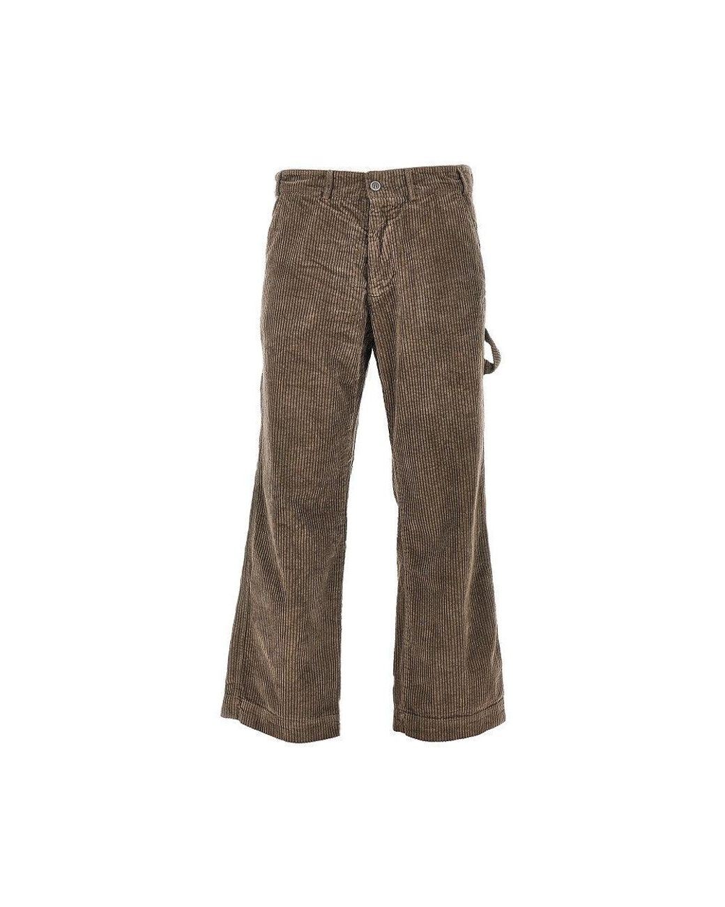 Mauna Kea Gray Corduroy Carpenter Pants for men