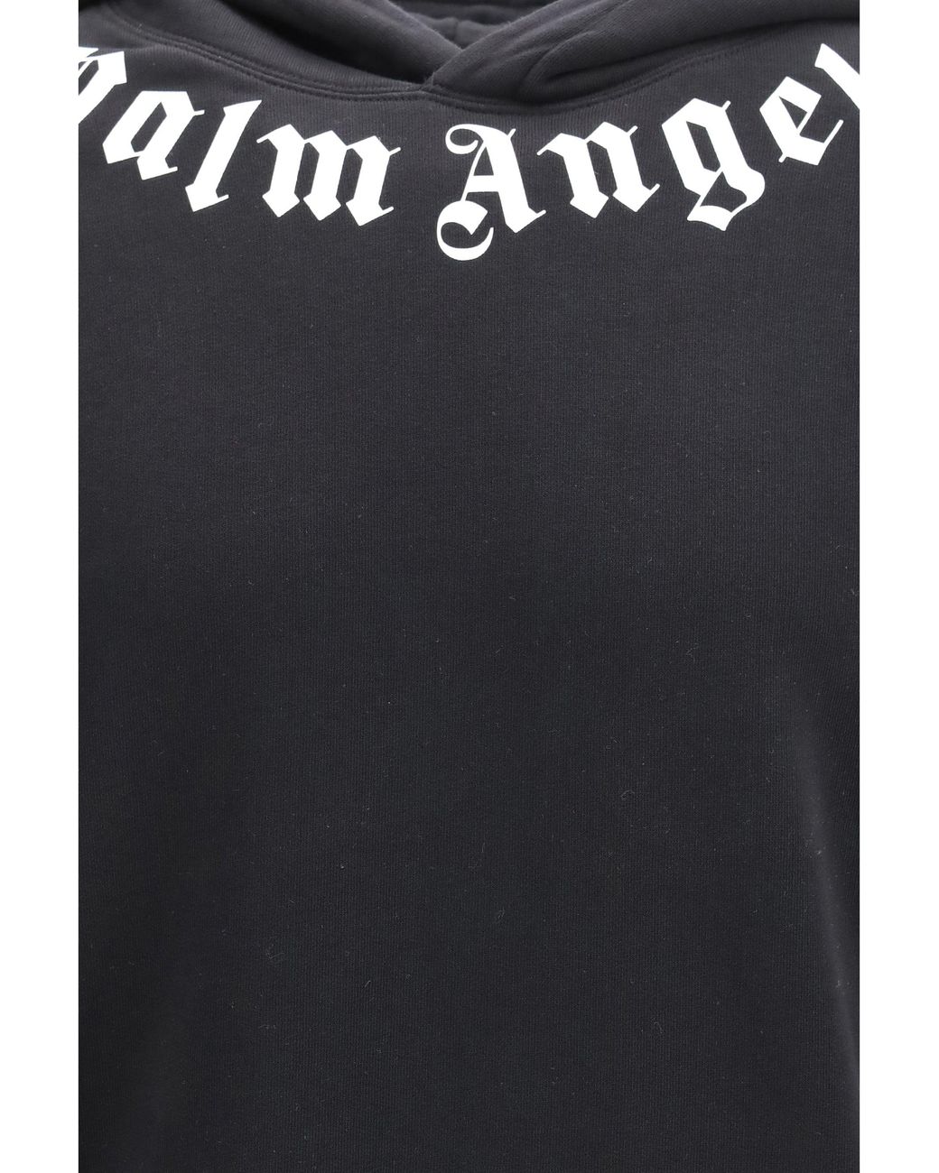 Palm Angels Gray Logo Hoodie for men