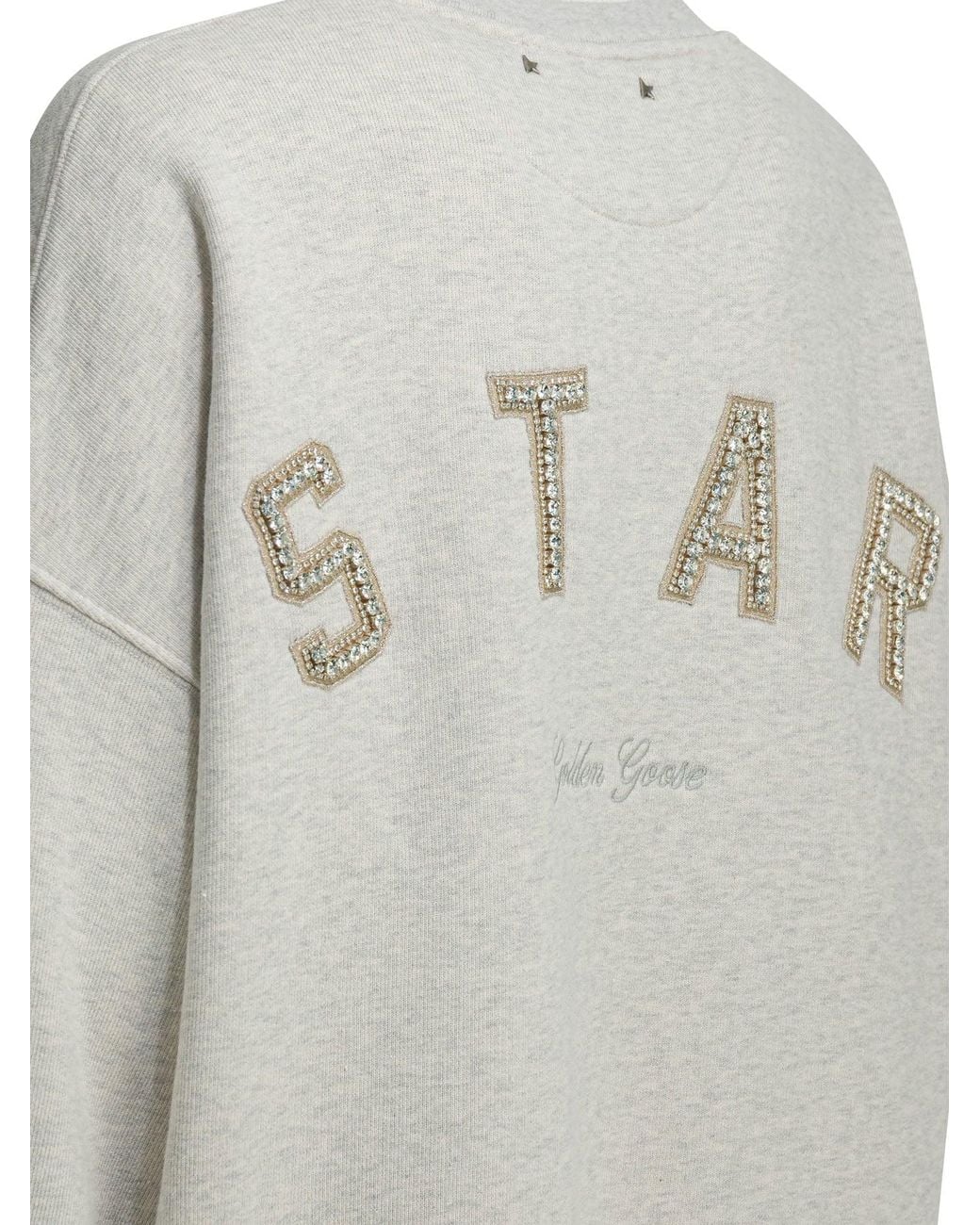 Golden Goose Deluxe Brand Gray "Star" Crewneck Sweatshirt
