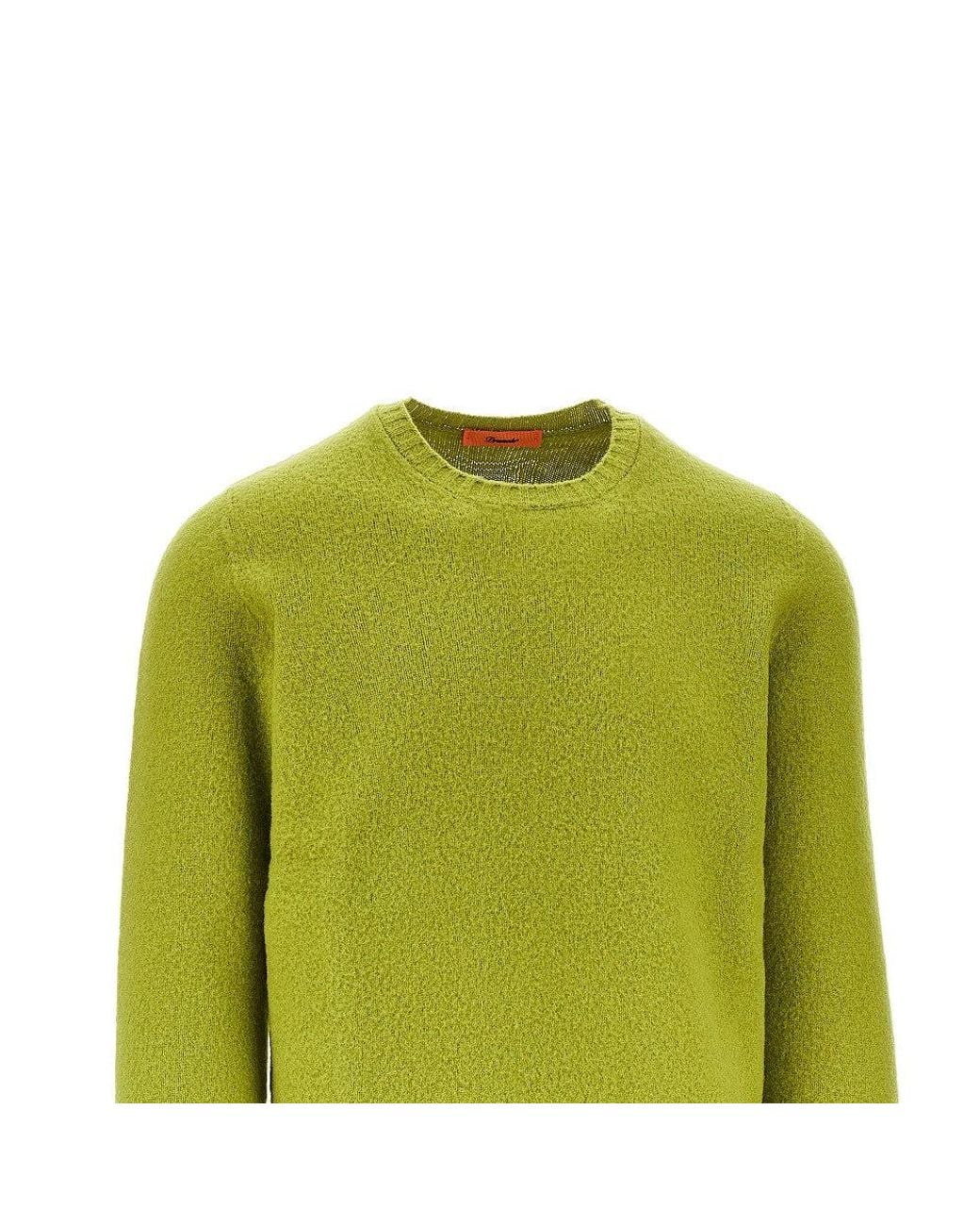 Drumohr Green Wool Knitted Sweater for men
