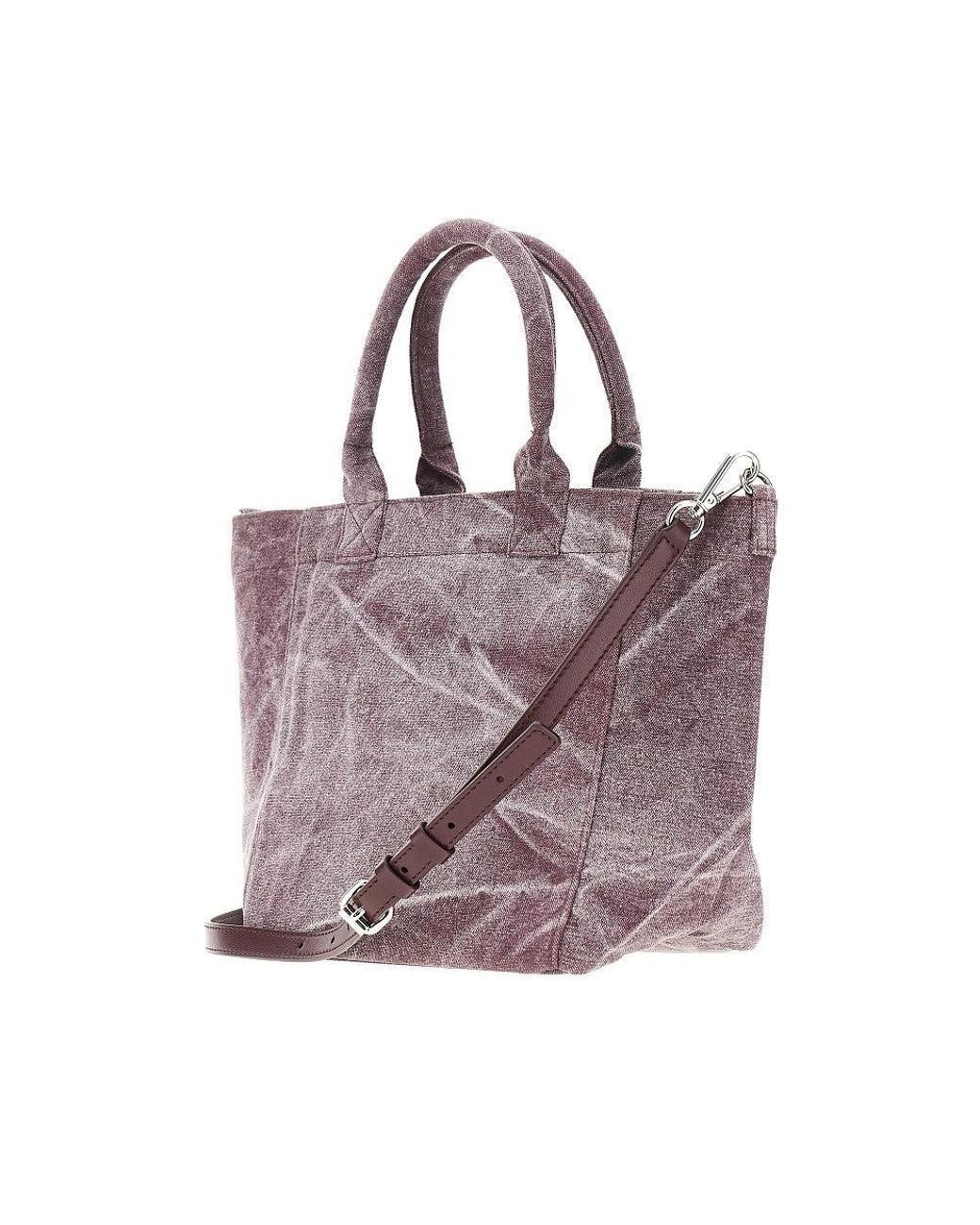 Ganni Purple Small 'Forest Teddy' Tote Bag