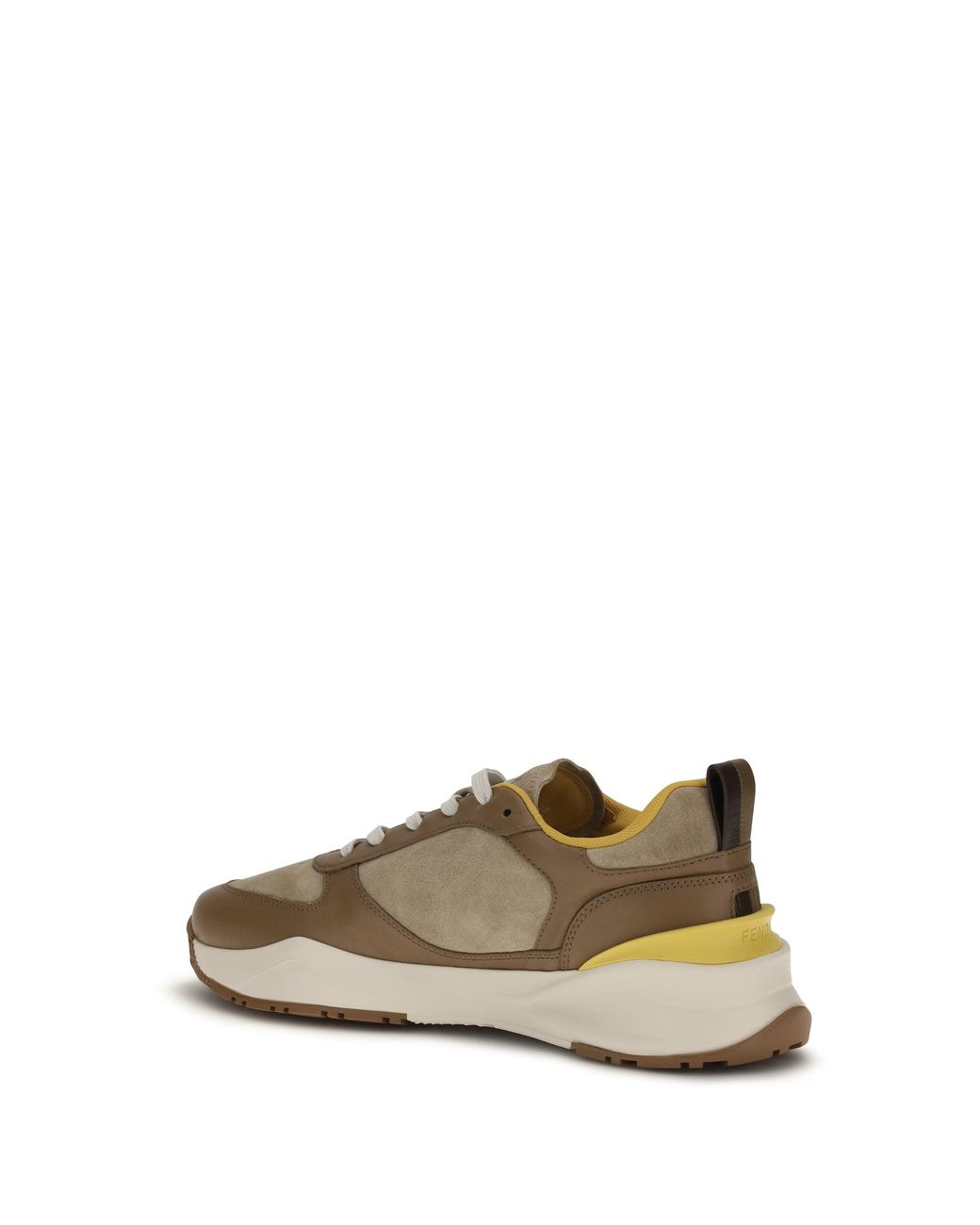 Fendi Multicolor Sneakers Flow Calf Leather for men