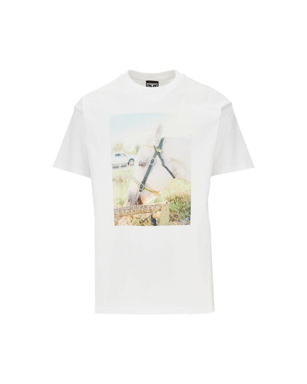 Obey White Rodeo Queen' T-Shirt for men