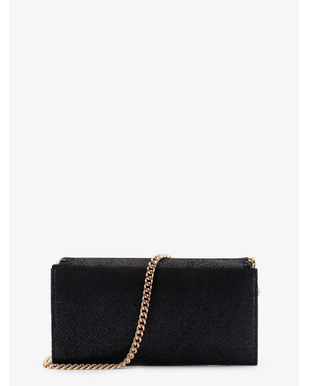 Stella McCartney White Falabella Shaggy Deer Fabric Wallet