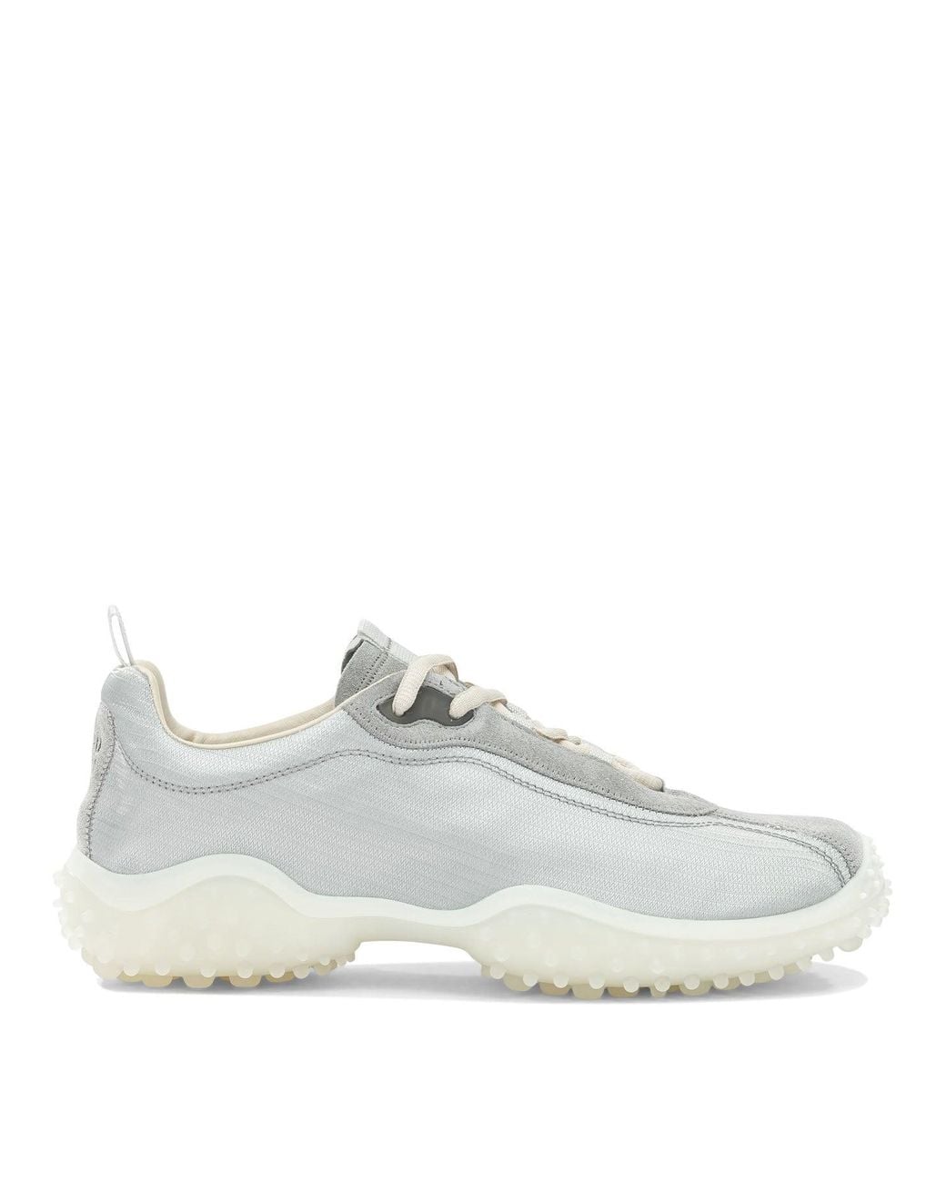 Miu Miu White Bubble Low-Top Sneakers