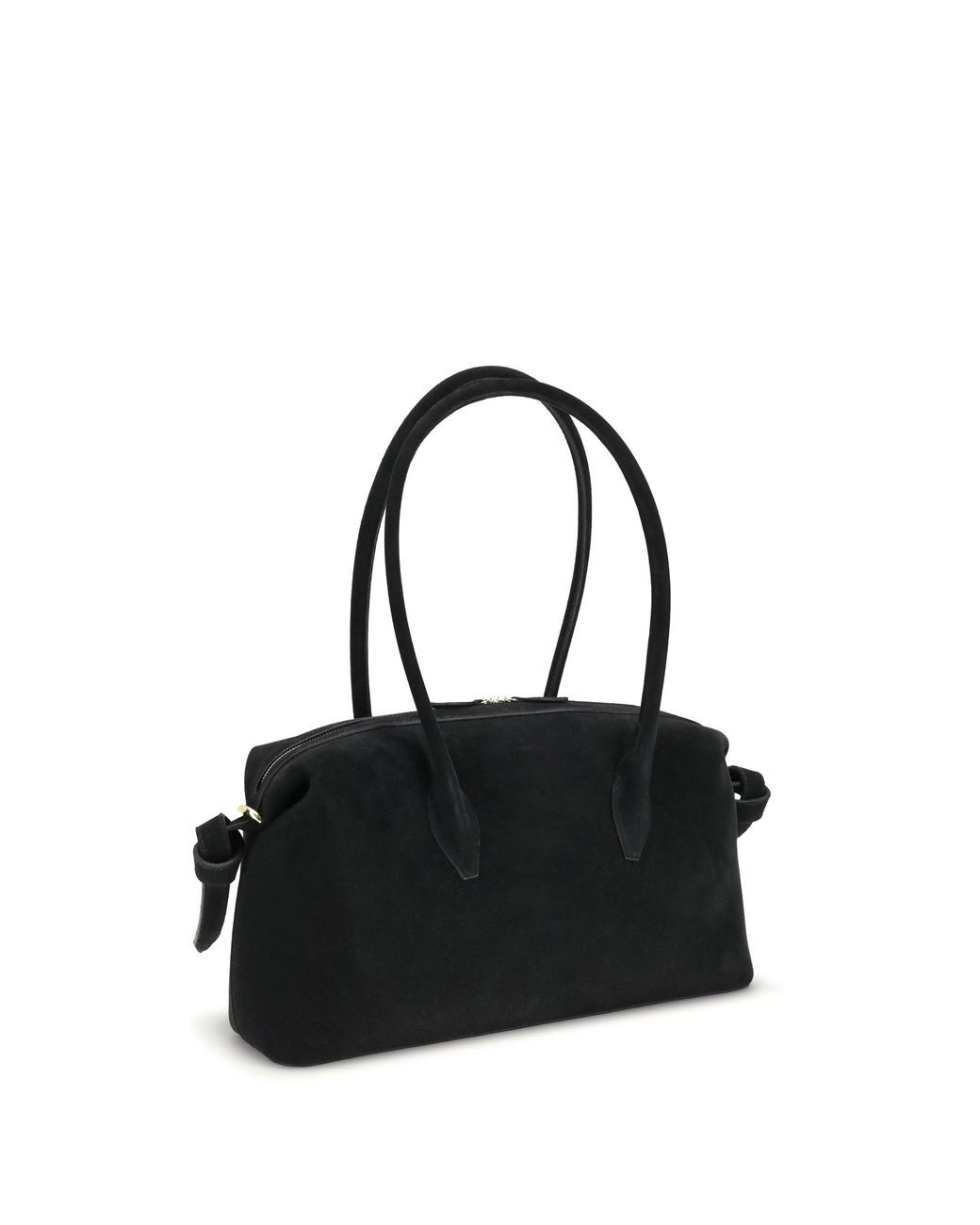 Yuzefi Black Shoulder Duffle Bag Brioche