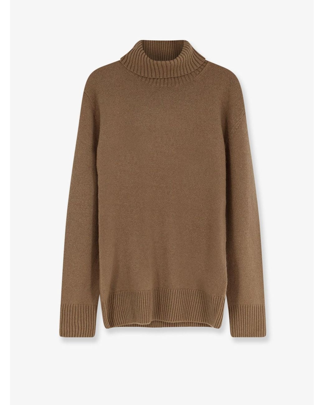 Totême Brown Cashmere Turtleneck
