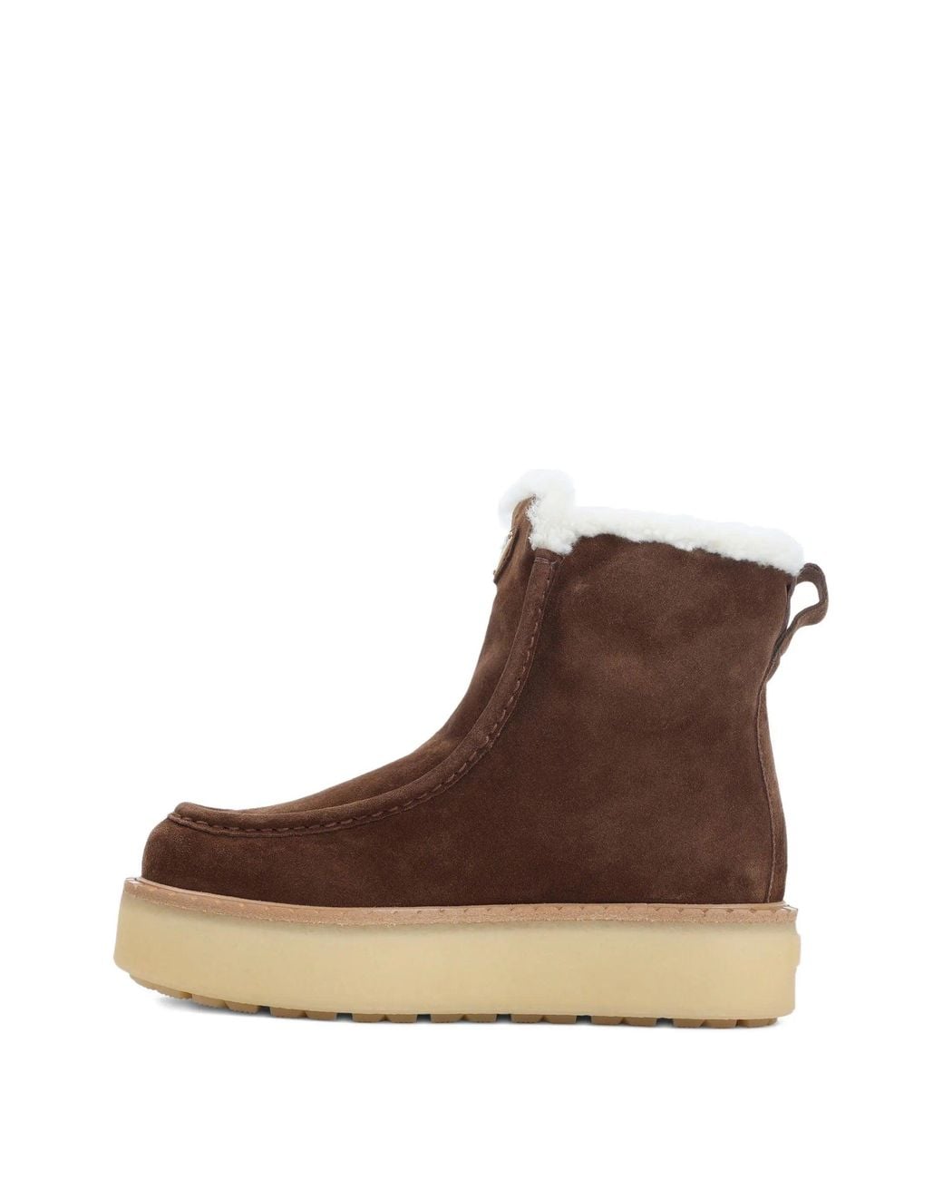 Prada Brown Suede Ankle Boots