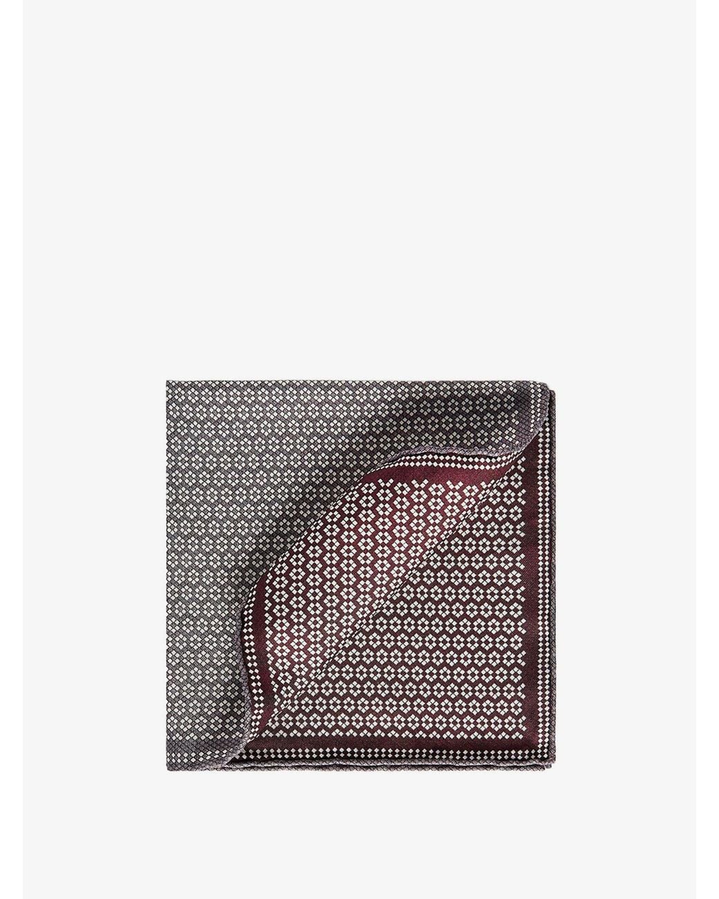 Brunello Cucinelli Gray Silk Pochette for men