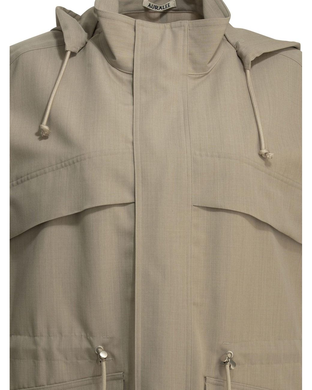 Auralee Natural Max Sleeveless Jacket