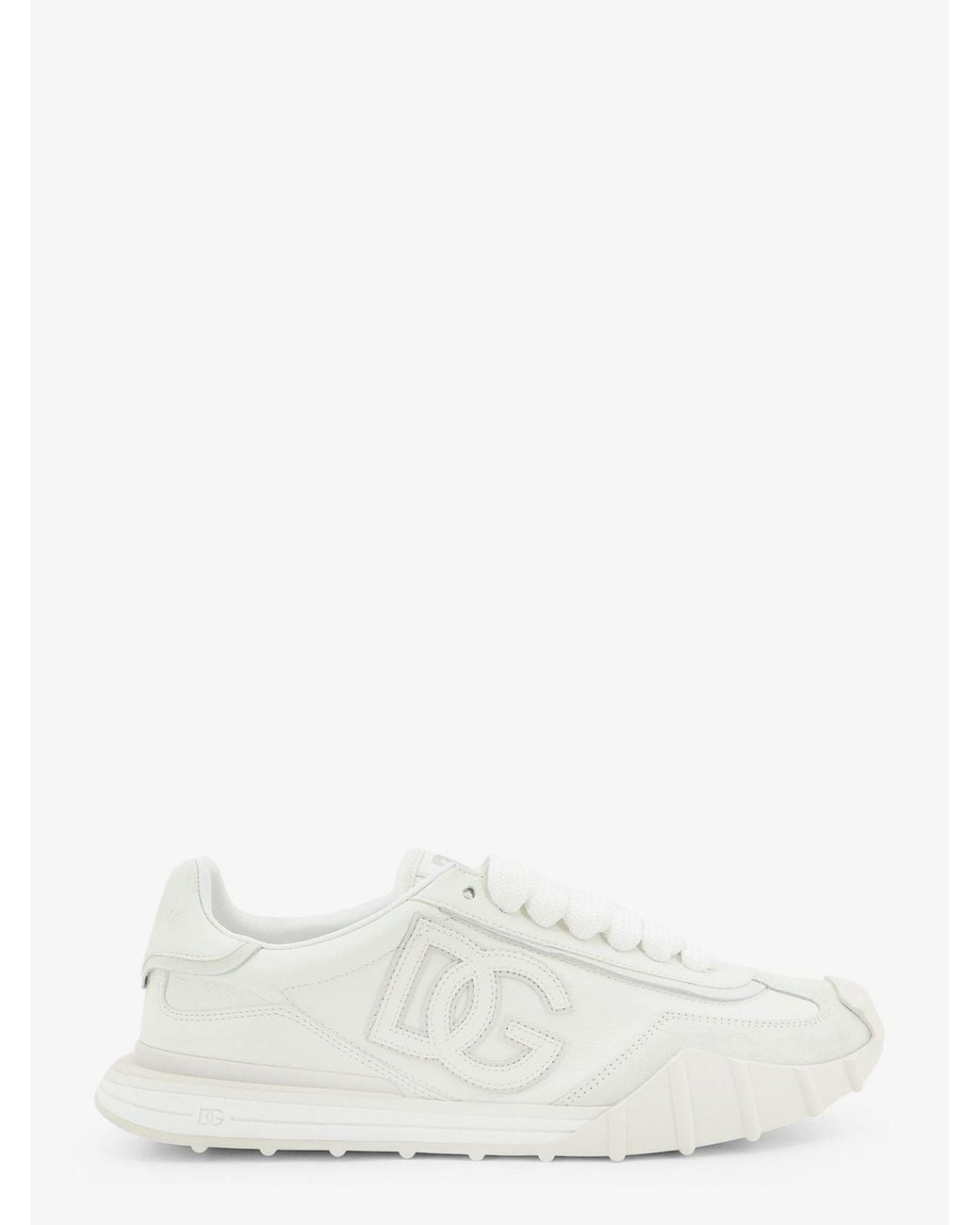Dolce & Gabbana White Dg Athletic Low-Top Sneakers for men