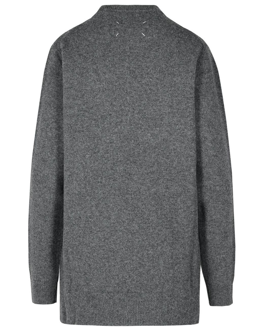 Maison Margiela Gray 'Over' Wool Sweater