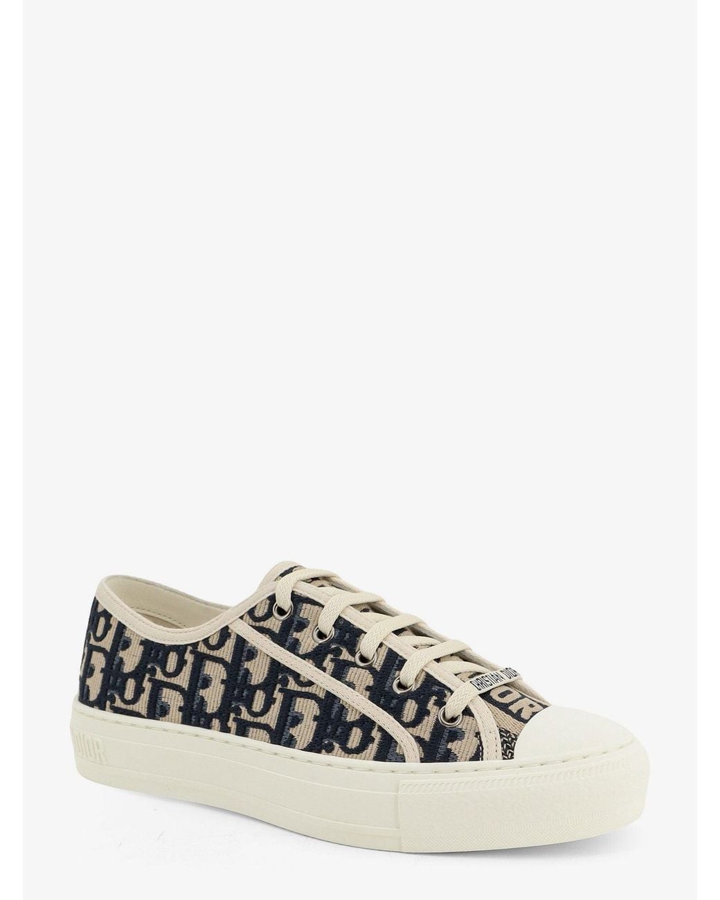 Dior White Dior Walk'N'Dior Sneakers