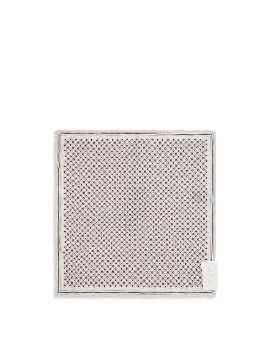 Brunello Cucinelli White Silk Pochette for men